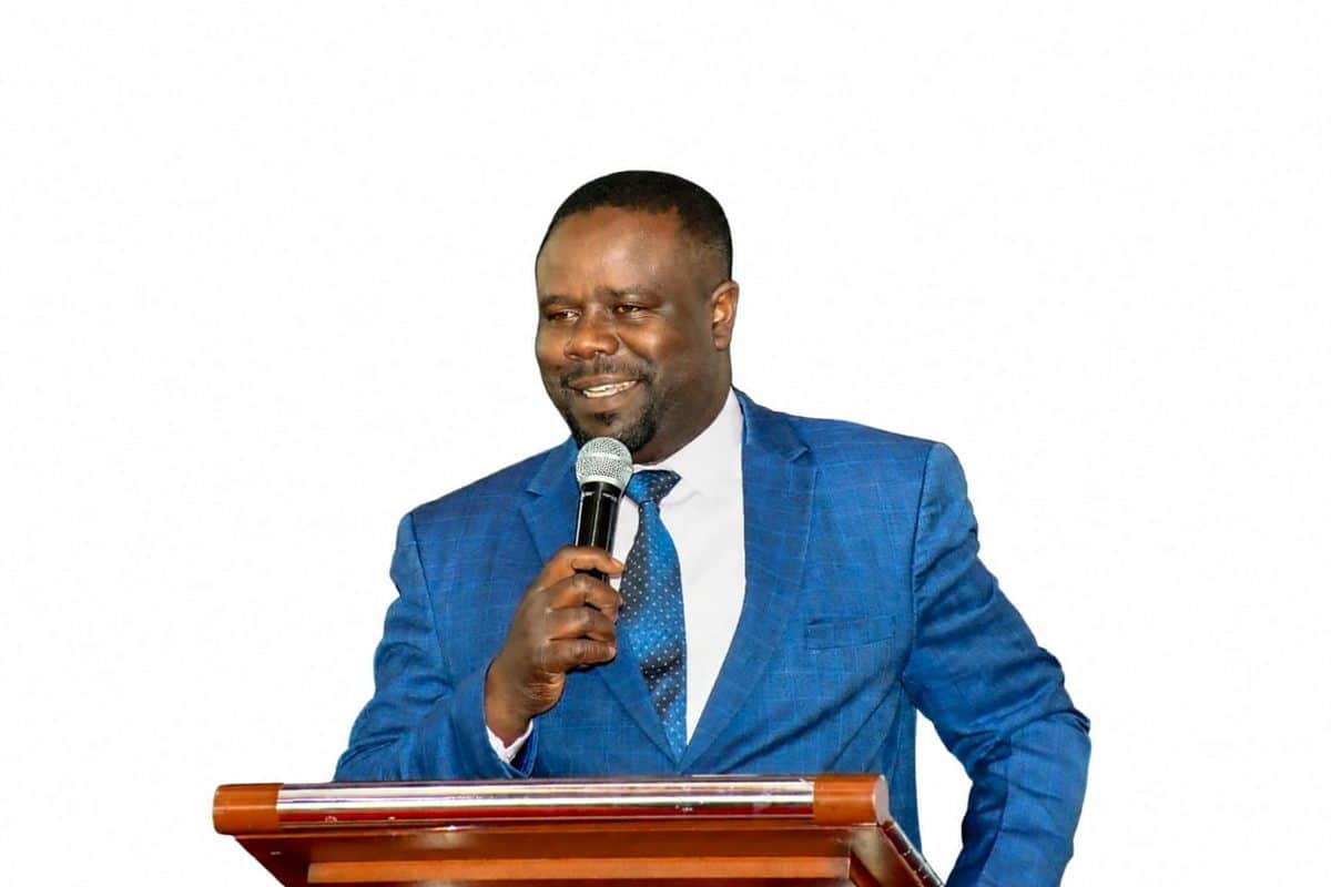 Bishop Edward Wafula preaching the Word at Believers Discipleship Chapel